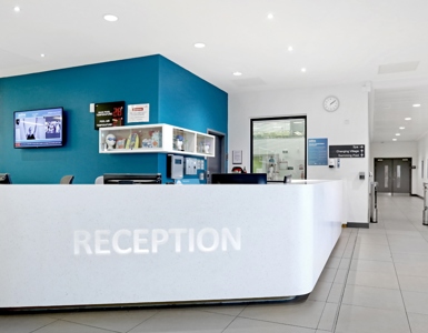 Reception At Ashington Leisure Centre