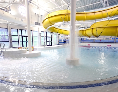 Prudhoe Swimming pool slides